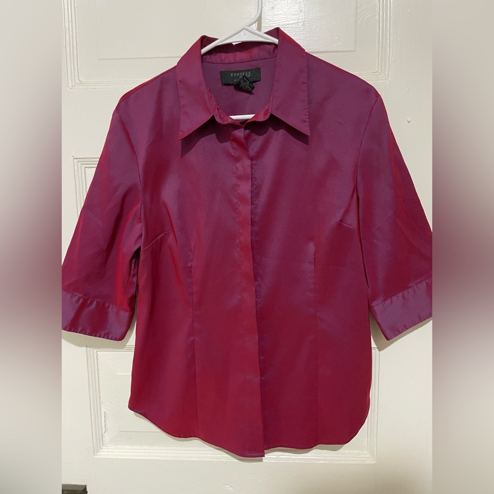Y2K Express Women's Button Down Shirt, Size 11/12
